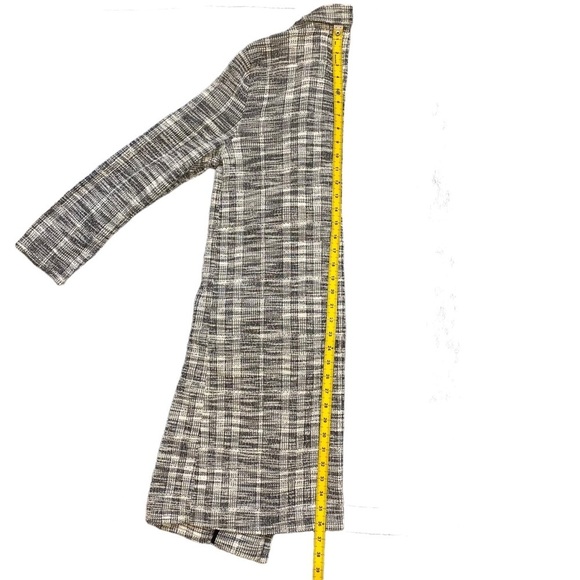 Melloday Textured Tweed Style Open Front Jacket - Picture 14 of 16